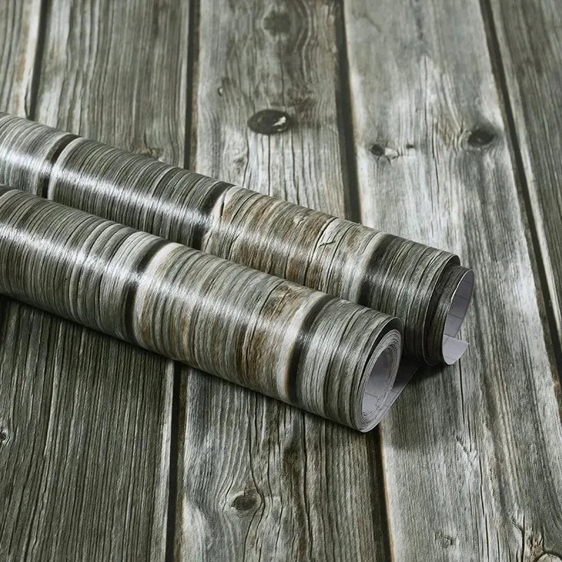 Wasserfester Holzmaserung Aufkleber