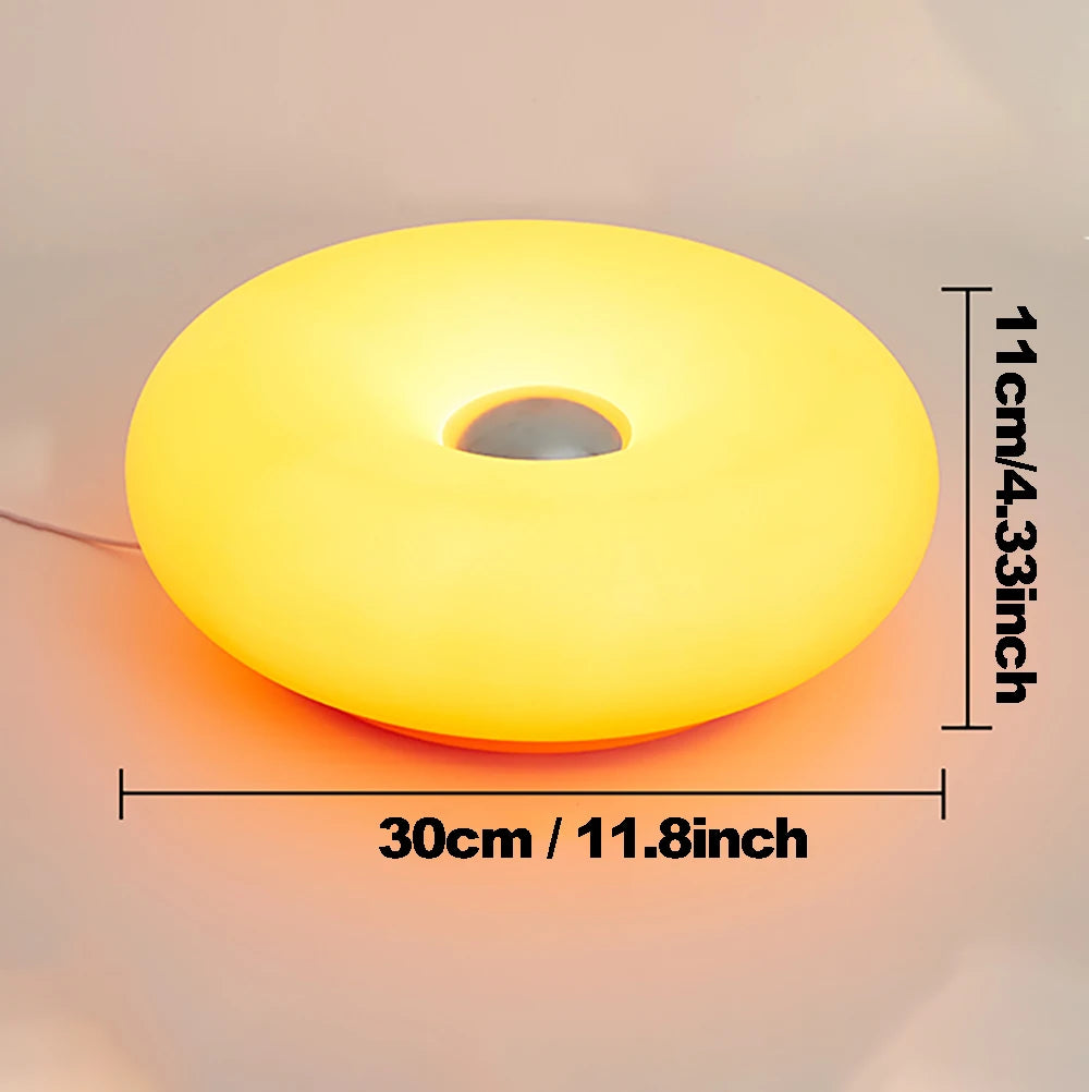 Moderne Donut Tischleuchte