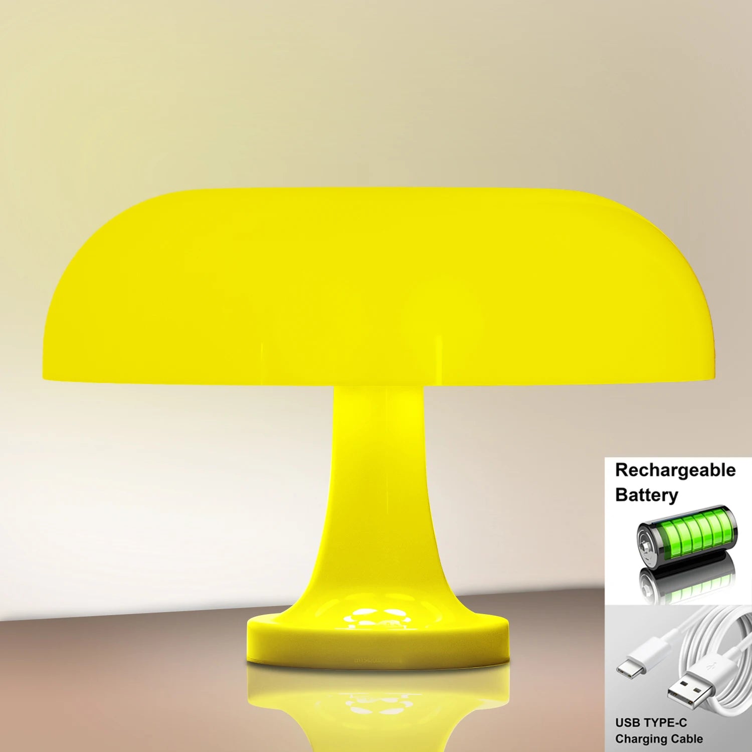 Moderne Pilz Tischlampe
