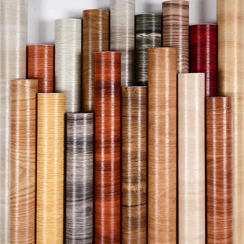 Wasserfester Holzmaserung Aufkleber