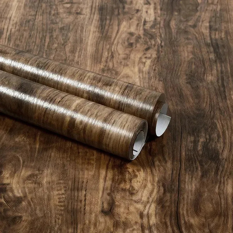 Wasserfester Holzmaserung Aufkleber