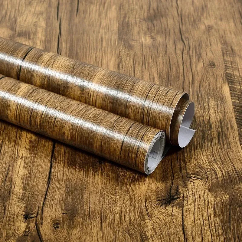 Wasserfester Holzmaserung Aufkleber