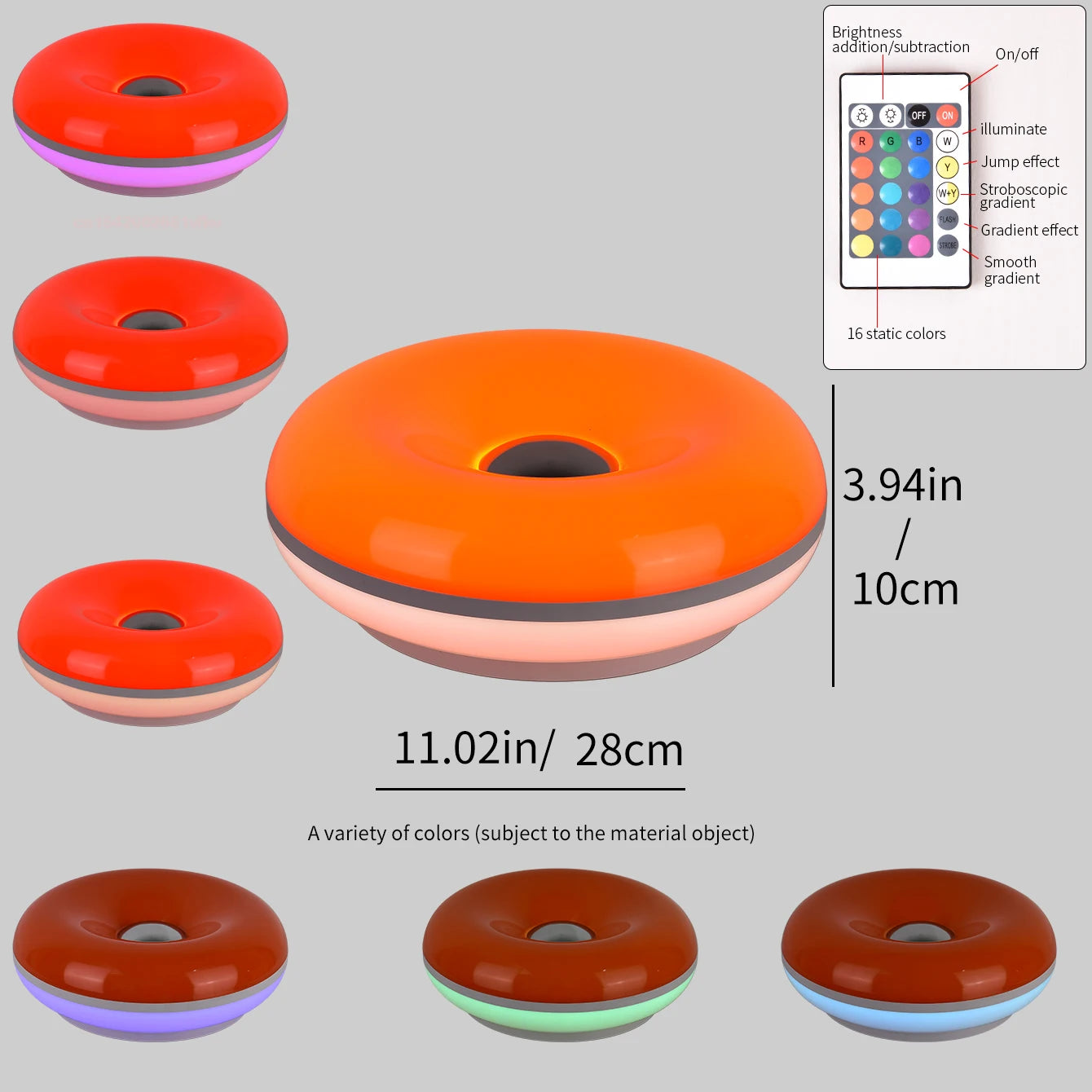 Moderne Donut Tischleuchte