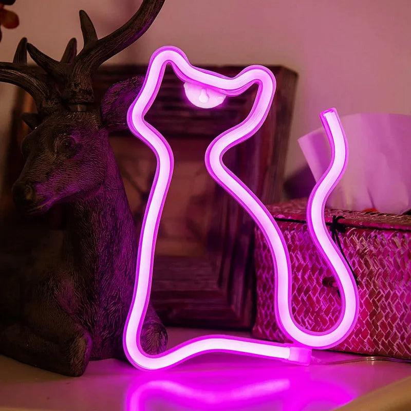 Katze LED Neonzeichen