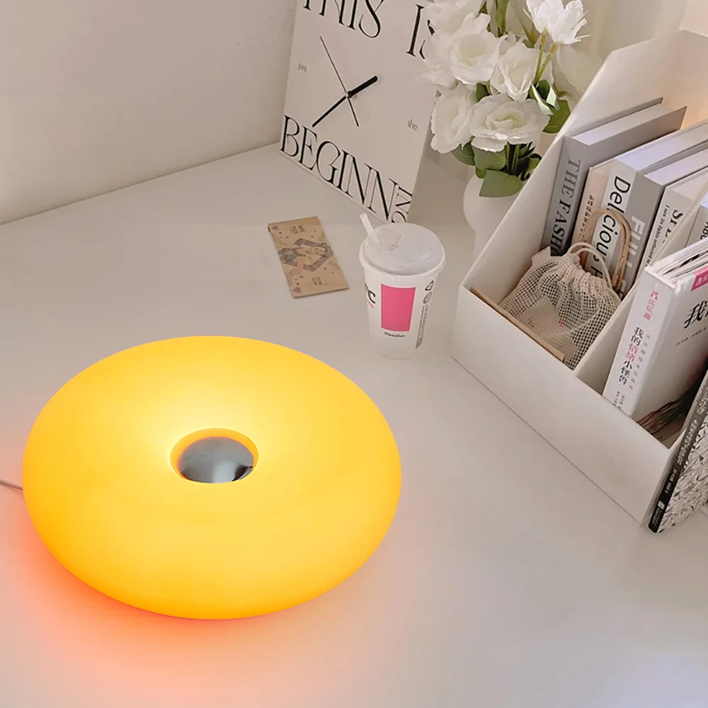 Moderne Donut Tischleuchte
