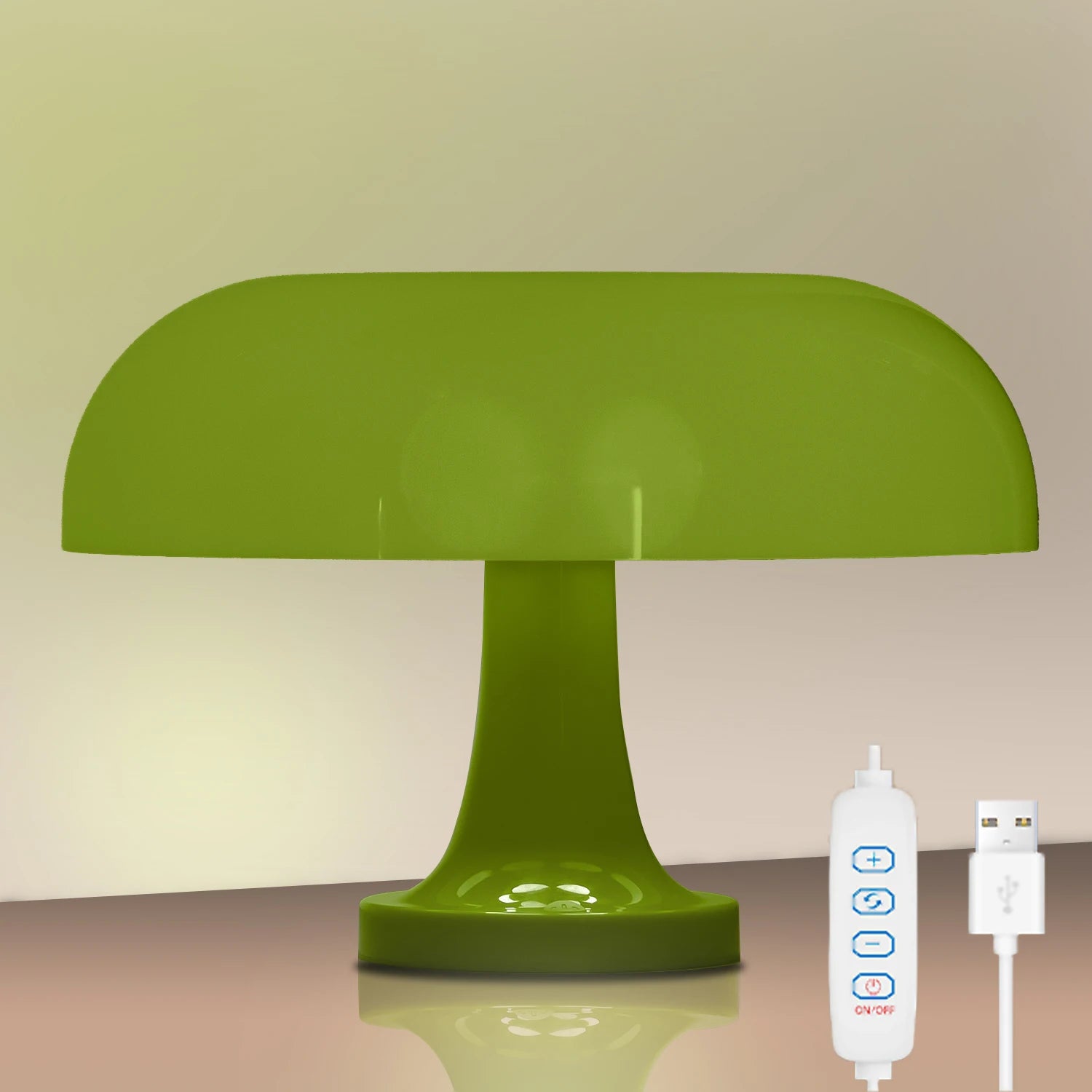 Moderne Pilz Tischlampe