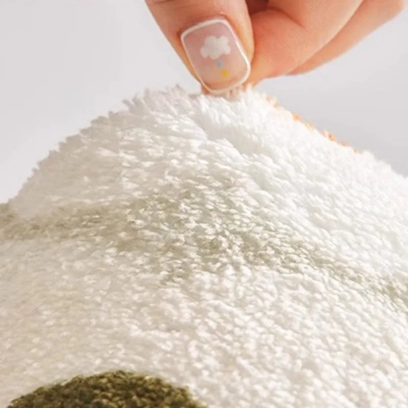 Minimalistischer Plüsch-Teppich